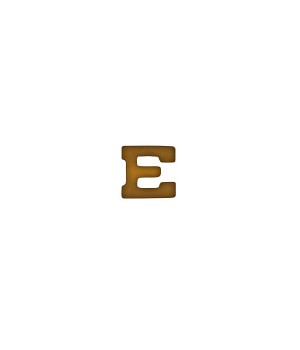 Бронзова літера "E"