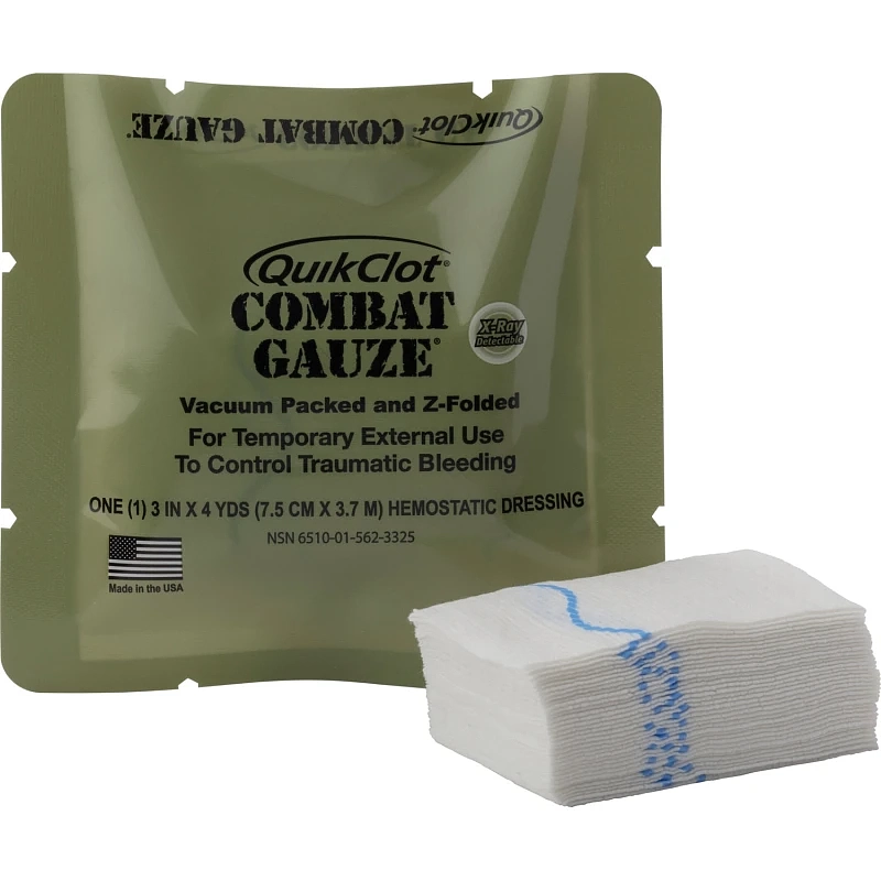 Бинт гемостатичний QuikClot Combat Gauze 