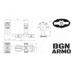 Кріплення прицілу виносне BGN ARMO серія VL