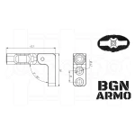 Бульбашковий рівень BGN ARMO - DKM BL4
