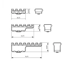 Picatinny rail for monoblock PR-01 (35mm)