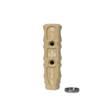 Titanium muzzle brake-compensator for AR-15, thread 1/2"×28