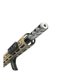 Titanium muzzle brake-compensator for AR-15, thread 1/2"×28