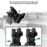 Цілик складаний Leapers UTG 45 Degree Angle, Picatinny