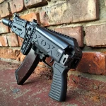 Folding adapter for installing a stock on AKS and AKSU-based carbines