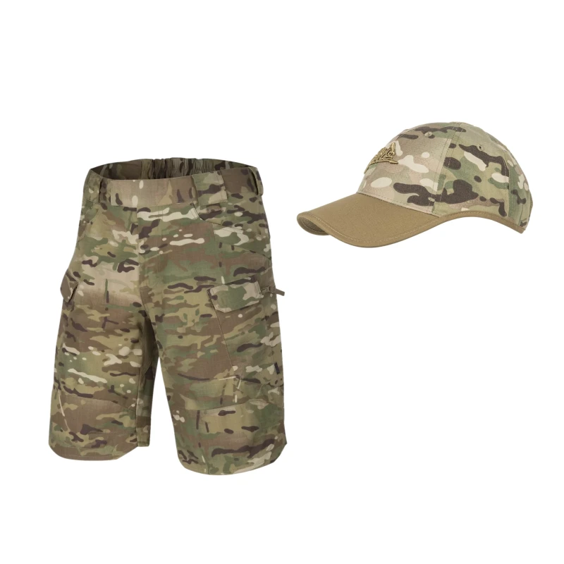 Шорти URBAN TACTICAL Flex 11" - NyCo Ripstop + Бейсболка LOGO - PolyCotton Ripstop