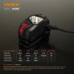 Ліхтар налобний світодіодний VIDEX VLF-H015 330Lm 5000K
