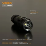 LED flashlight VIDEX VLF-A055 600Lm 5700K