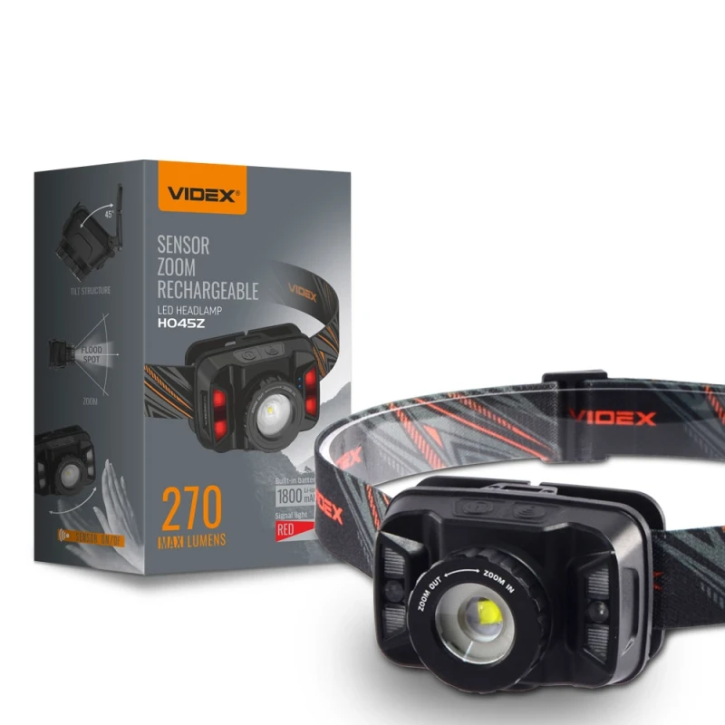 LED headlamp VIDEX VLF-H045Z 270Lm 5000K