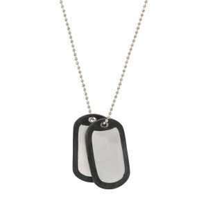 Армійський жетон з глушником (Dog tag)