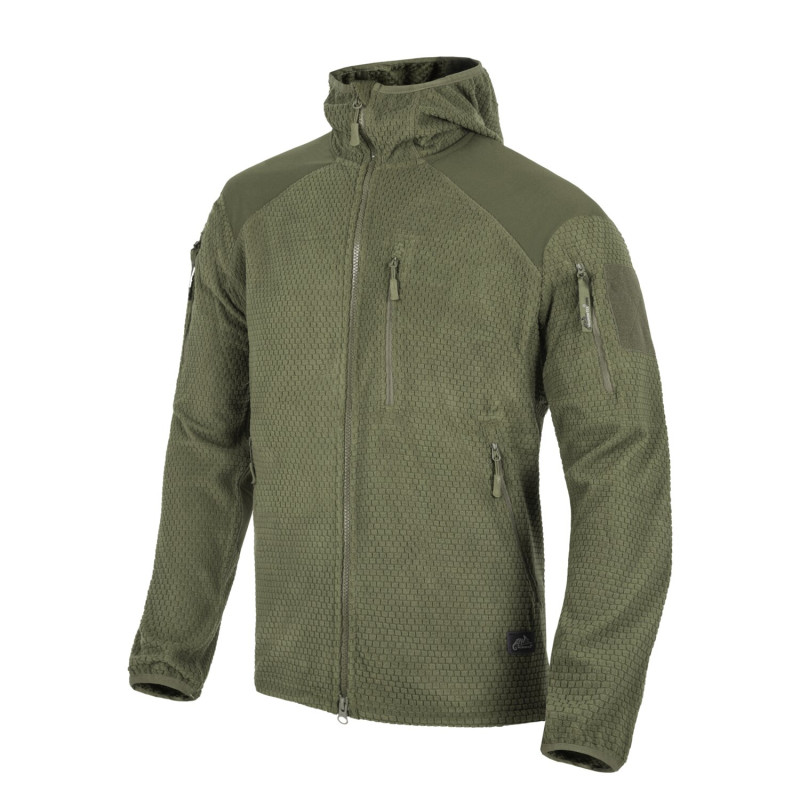 Куртка ALPHA HOODIE - Grid Fleece