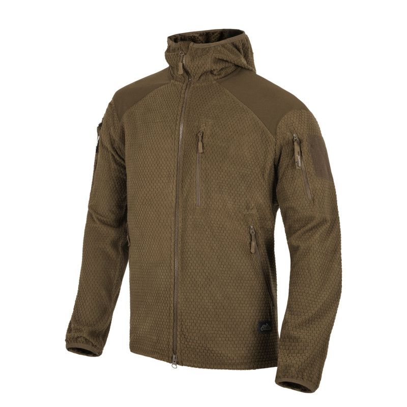 Куртка ALPHA HOODIE - Grid Fleece
