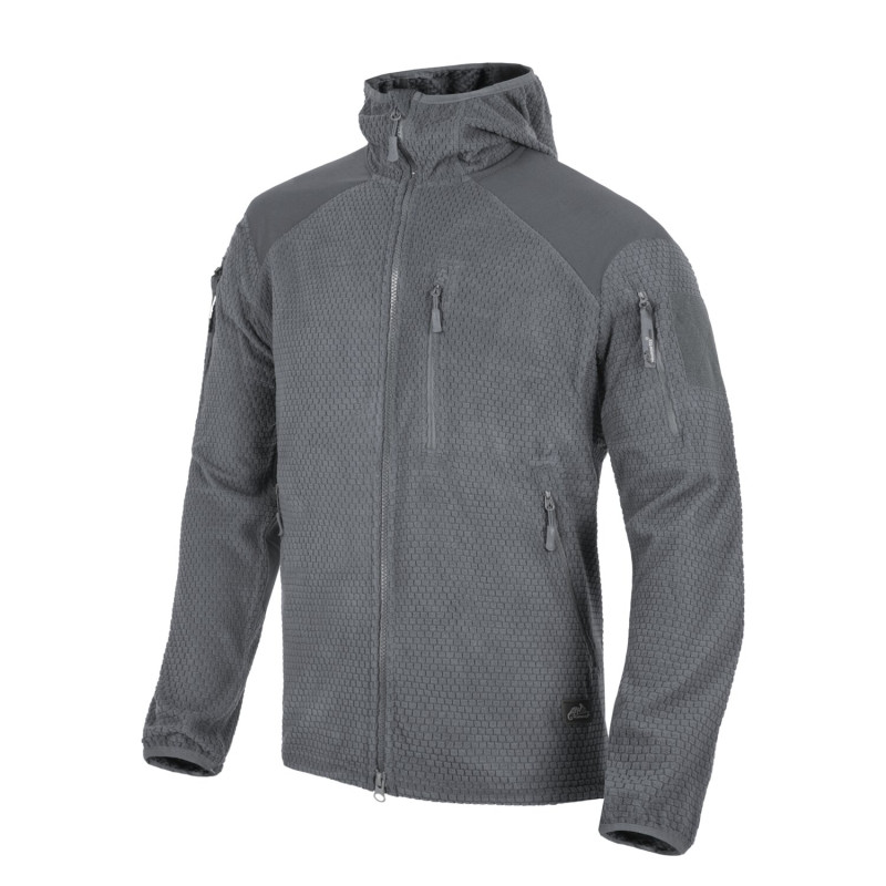 Куртка ALPHA HOODIE - Grid Fleece