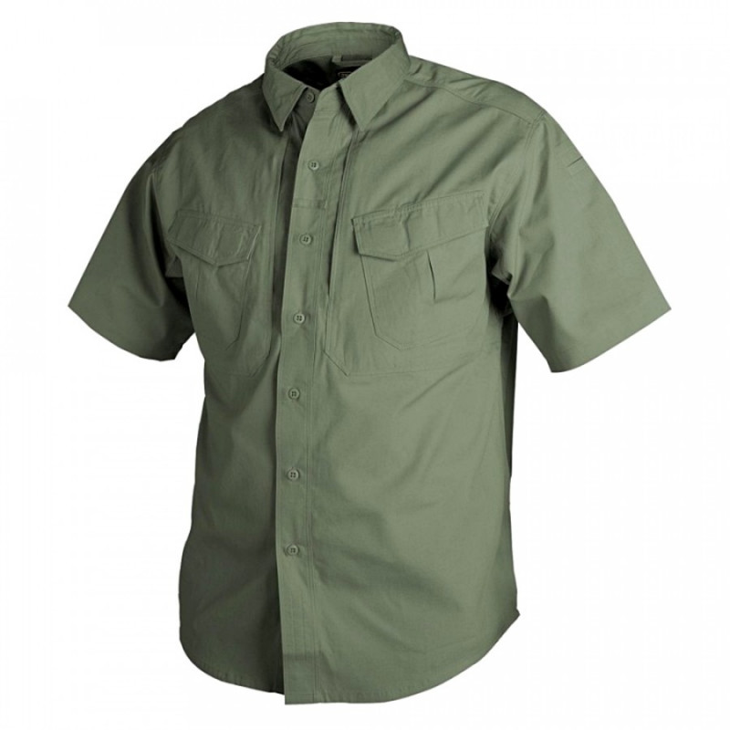 DEFENDER shirt with crocodilians - Canvas (170gm²)
