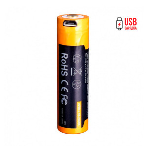 Акумулятор 18650 FENIX 2600 mAh ARB-L18-2600U micro usb