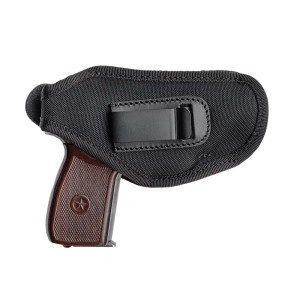 Synthetic belt holster with PM-Fort clip