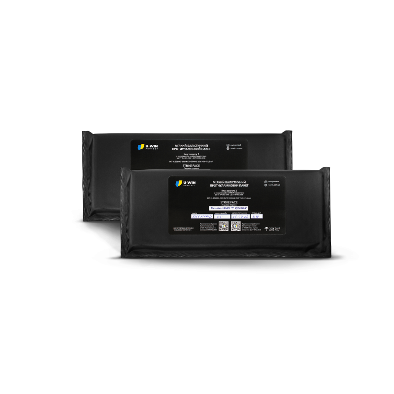 Балістичнні пакети U-WIN на скелетні камербанди плитоноски U-WIN PRO 2-й клас