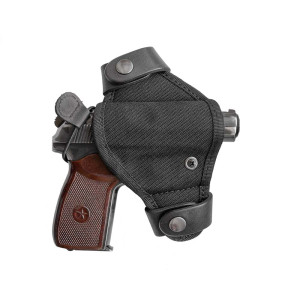 Synthetic belt holster with clip for PM