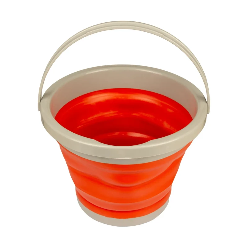 Відро TRC-092 складане силіконове, 5 л - orange